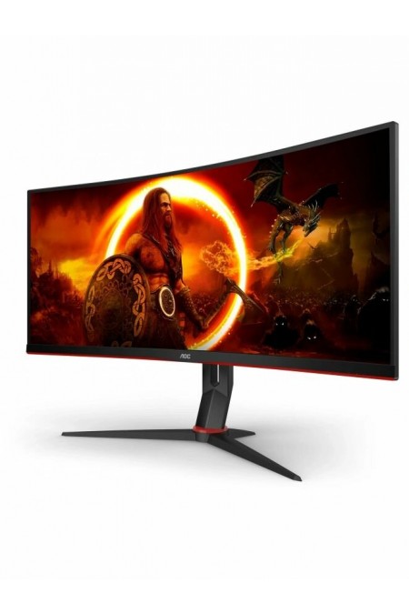 Монитор AOC CU34G2XP/BK (черный/красный) 2
