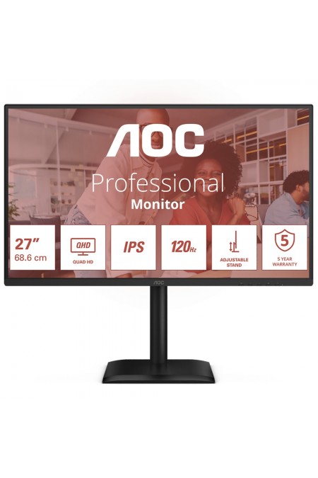 Монитор AOC Q27E4U (черный) 