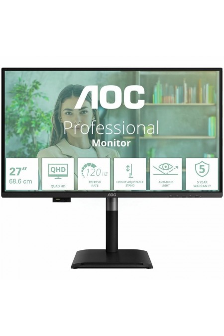 Монитор AOC Q27P4U (черный) 