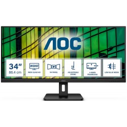 Монитор AOC U34E2M (черный)