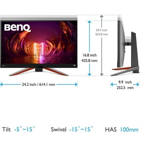 Монитор BENQ EX2710S (темно-серый) 9