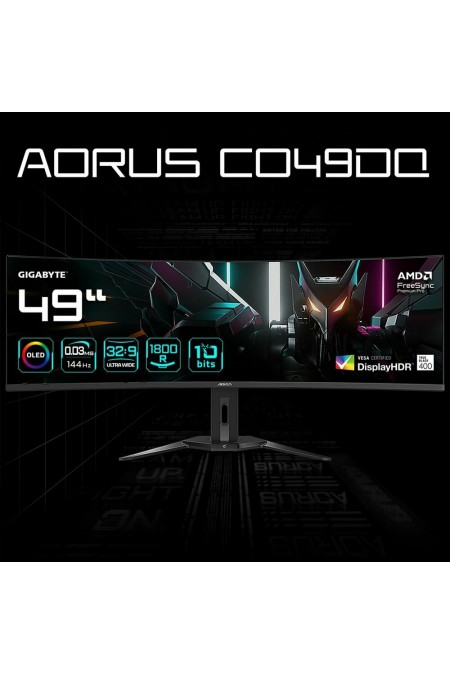 Монитор Gigabyte AORUS CO49DQ-EK (черный) 9