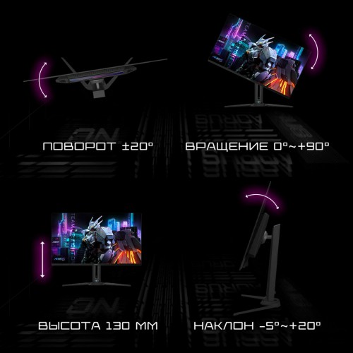 Монитор Gigabyte AORUS FO32U2-EK (черный) 7
