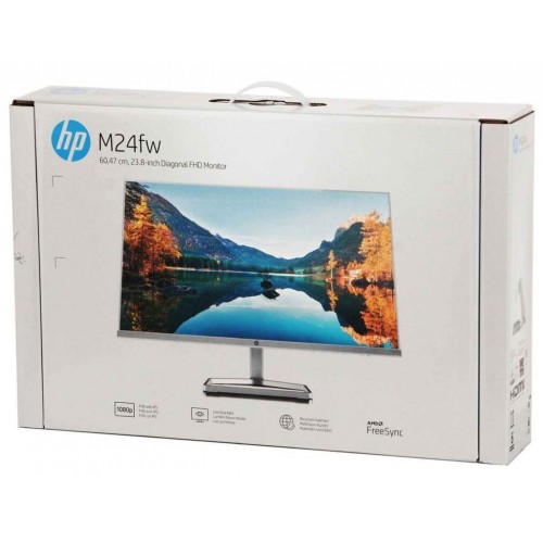 Монитор HP M24fw (2E2Y5AA) (серебристо-белый) 5