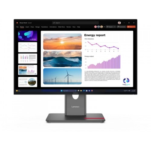 Монитор Lenovo ThinkVision P24q-40 (64B2GAT1UK) (черный) 