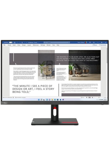 Монитор Lenovo ThinkVision S27i-30 (черный) 