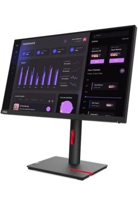 Монитор Lenovo ThinkVision T24i-30 (63CFMATXUK) (черный) 3
