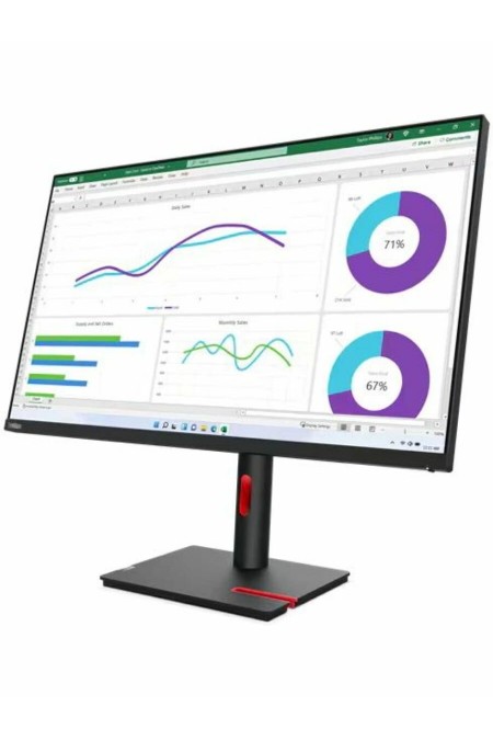 Монитор Lenovo ThinkVision T32h-30 (63D3GAT1UK) (черный) 1