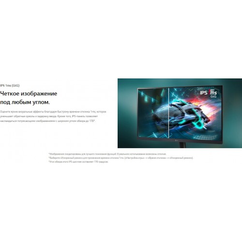 Монитор LG 24GS60F-B (черный) 8