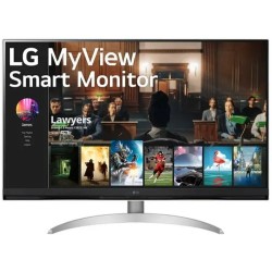Монитор LG 32SQ700S-W (черный/серебристый)