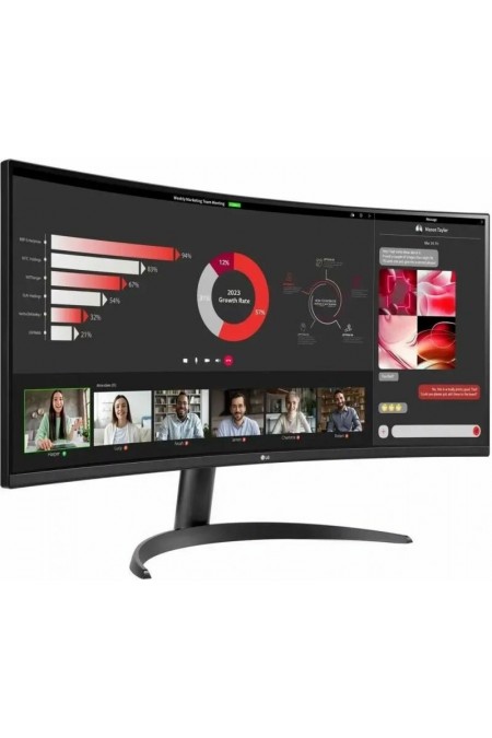 Монитор LG 34WR50QC-B (черный) 1