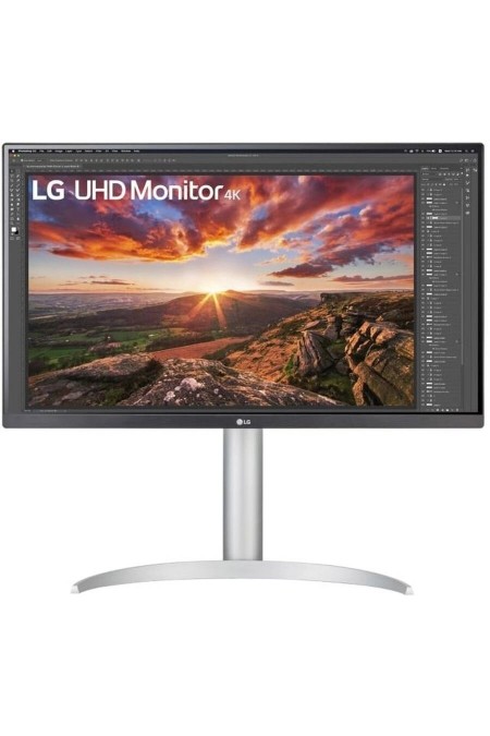 Монитор LG UltraFine 27UP850K-W (черный/серебристый) 