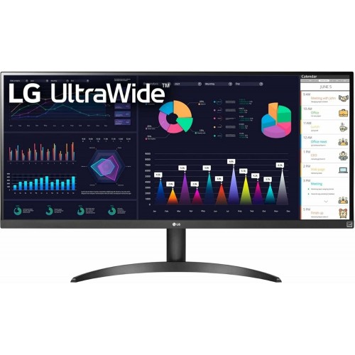 Монитор LG UltraWide 34WQ500-B (черный) 