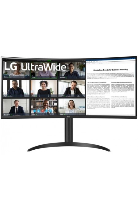 Монитор LG UltraWide 34WR55QK-B (черный) 