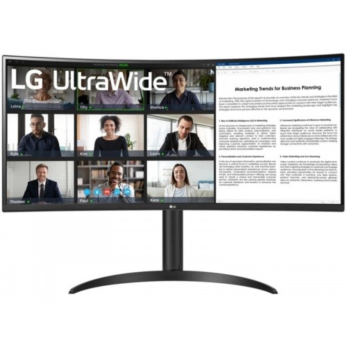 Монитор LG UltraWide 34WR55QK-B (черный) 