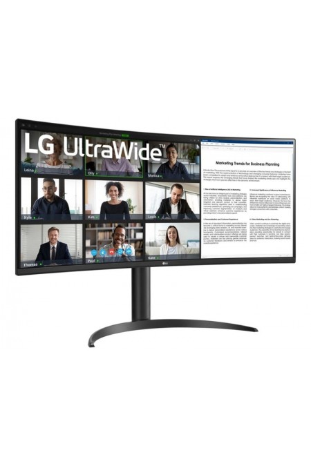 Монитор LG UltraWide 34WR55QK-B (черный) 1