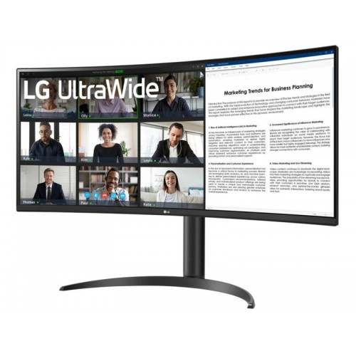 Монитор LG UltraWide 34WR55QK-B (черный) 2