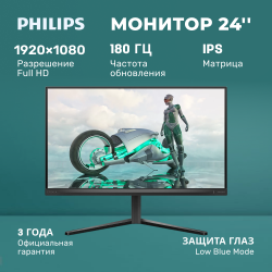 Монитор Philips Evnia 3000 24M2N3200A (черный)