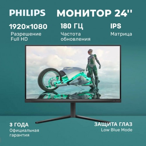Монитор Philips Evnia 3000 24M2N3200S (черный) 6