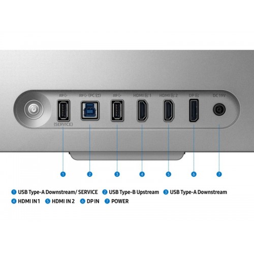 Монитор Samsung Odyssey 3D LS27FG900XIXCI (серебристый) 1