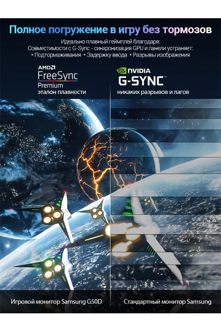 Монитор Samsung Odyssey G5 S27DG500EIXCI (черный) 8
