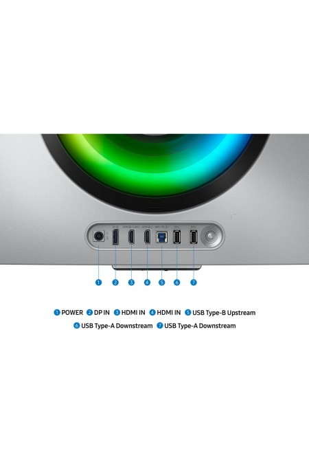 Монитор Samsung S34DG852SMXUE (серебристый) 7