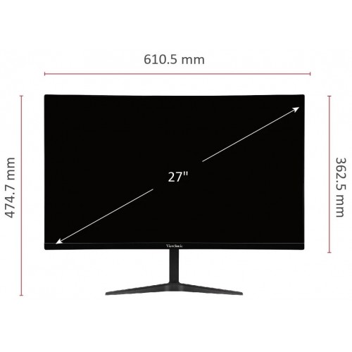 Монитор ViewSonic VX2718-2KPC-MHD (черный) 2