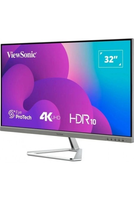 Монитор ViewSonic VX3276-4K-MHD-2 (серебристый) 5