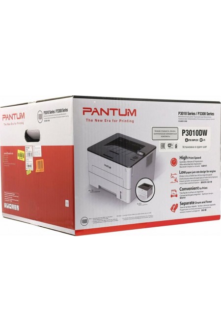 Принтер лазерный Pantum P3010DW (черный/белый) 2