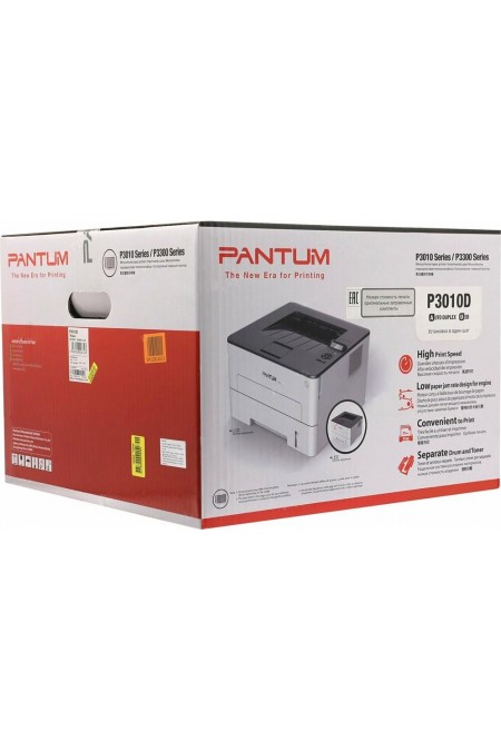 Принтер лазерный Pantum P3010D (черный/белый) 1