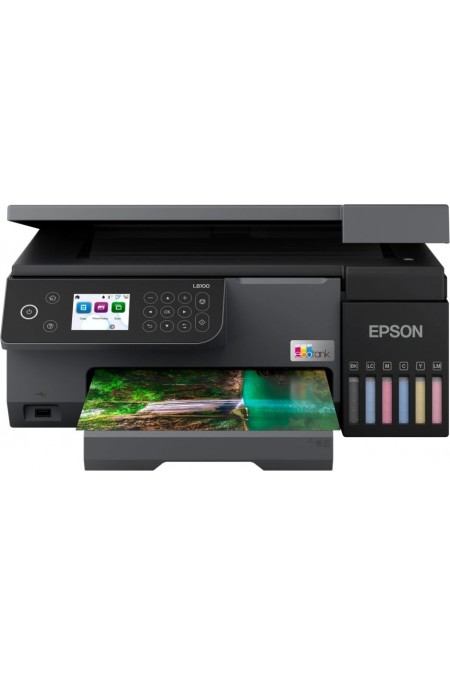 МФУ струйное Epson EcoTank L8100 (черный) 