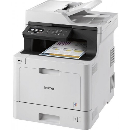 МФУ лазерное Brother MFC-L8690CDW (белый/серый) 