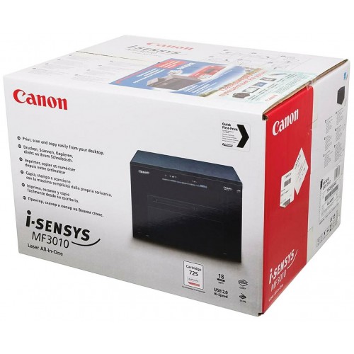 МФУ лазерное Canon i-Sensys MF3010 (черный) 3