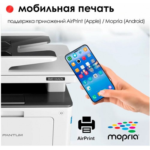 МФУ лазерное Pantum BM5100ADN (черный/белый) 3
