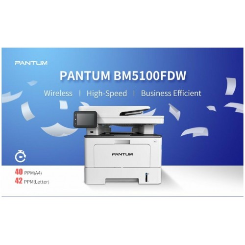 МФУ лазерное Pantum BM5100FDW (черный/белый) 2