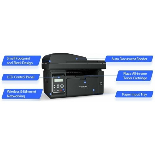 МФУ лазерное Pantum M6550NW (черный) 9