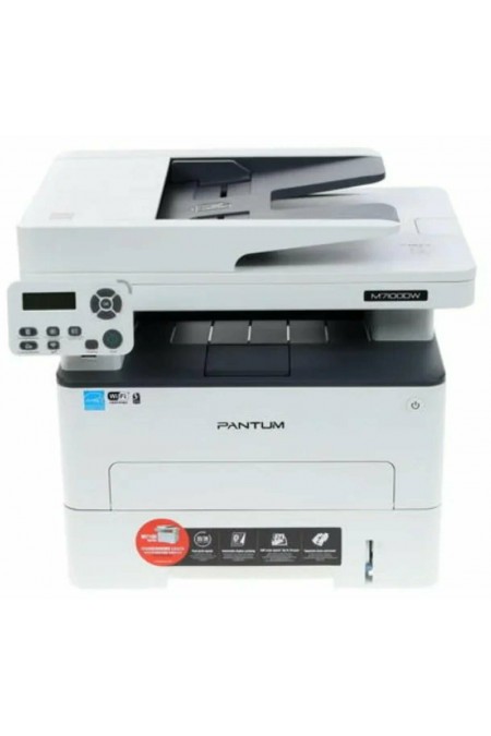 МФУ лазерное Pantum M7100DW (серый/белый) 