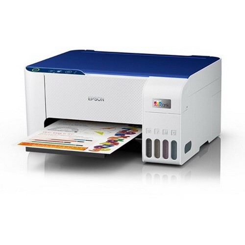 МФУ струйное Epson EcoTank L3215 (белый/синий) 1