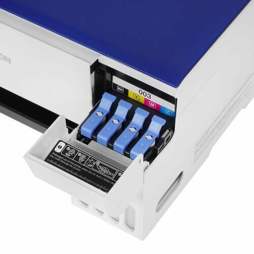 МФУ струйное Epson EcoTank L3215 (белый/синий) 8