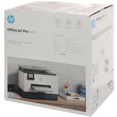 МФУ струйное HP OfficeJet Pro 9023 (черный/белый) 8
