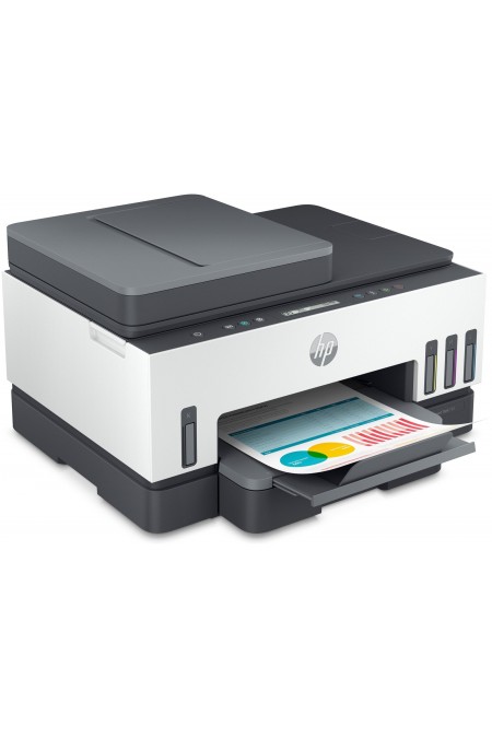 МФУ струйное HP Smart Tank 750 (белый/серый) 1