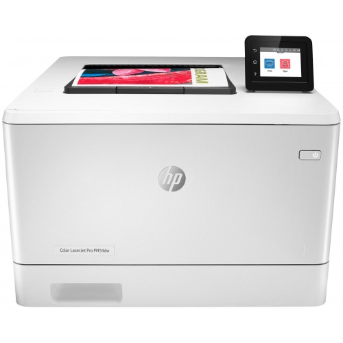 Принтер лазерный HP Color LaserJet Pro M454dw (белый/черный) 