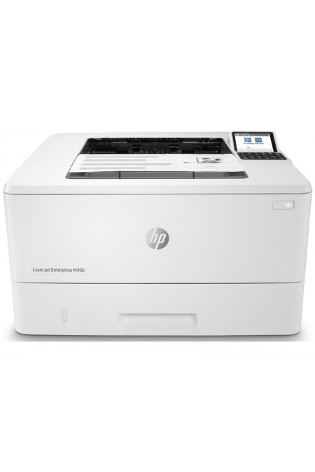 Принтер лазерный HP LaserJet Enterprise M406dn (белый/черный) 
