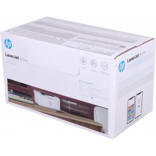 Принтер лазерный HP LaserJet M111w (белый) 8