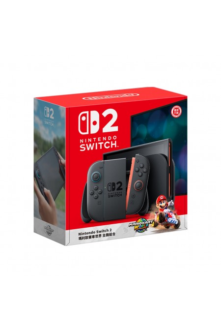Игровая приставка Nintendo Switch 2 Mario kart world bundle (черный) 