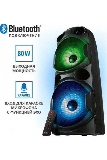 Портативная акустическая система SVEN PS-750 (черный) 4