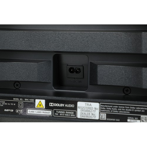 Минисистема Sony MHC-V43D (черный) 5