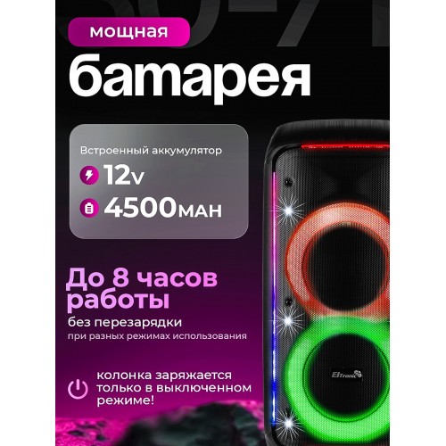 Мидисистема ELTRONIC 08 (30-71) CRAZY BOX 1000 (черный) 3