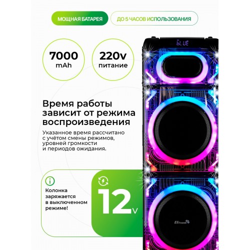 Мидисистема ELTRONIC 10 (20-22) SKILLETS BOX 2500 (черный) 4