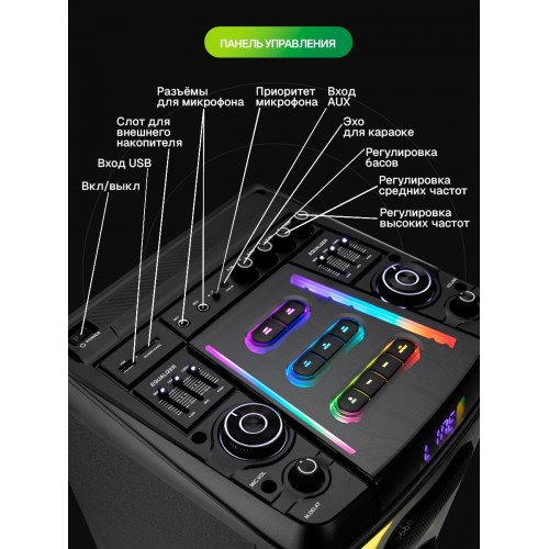 Мидисистема ELTRONIC 10 (20-22) SKILLETS BOX 2500 (черный) 6